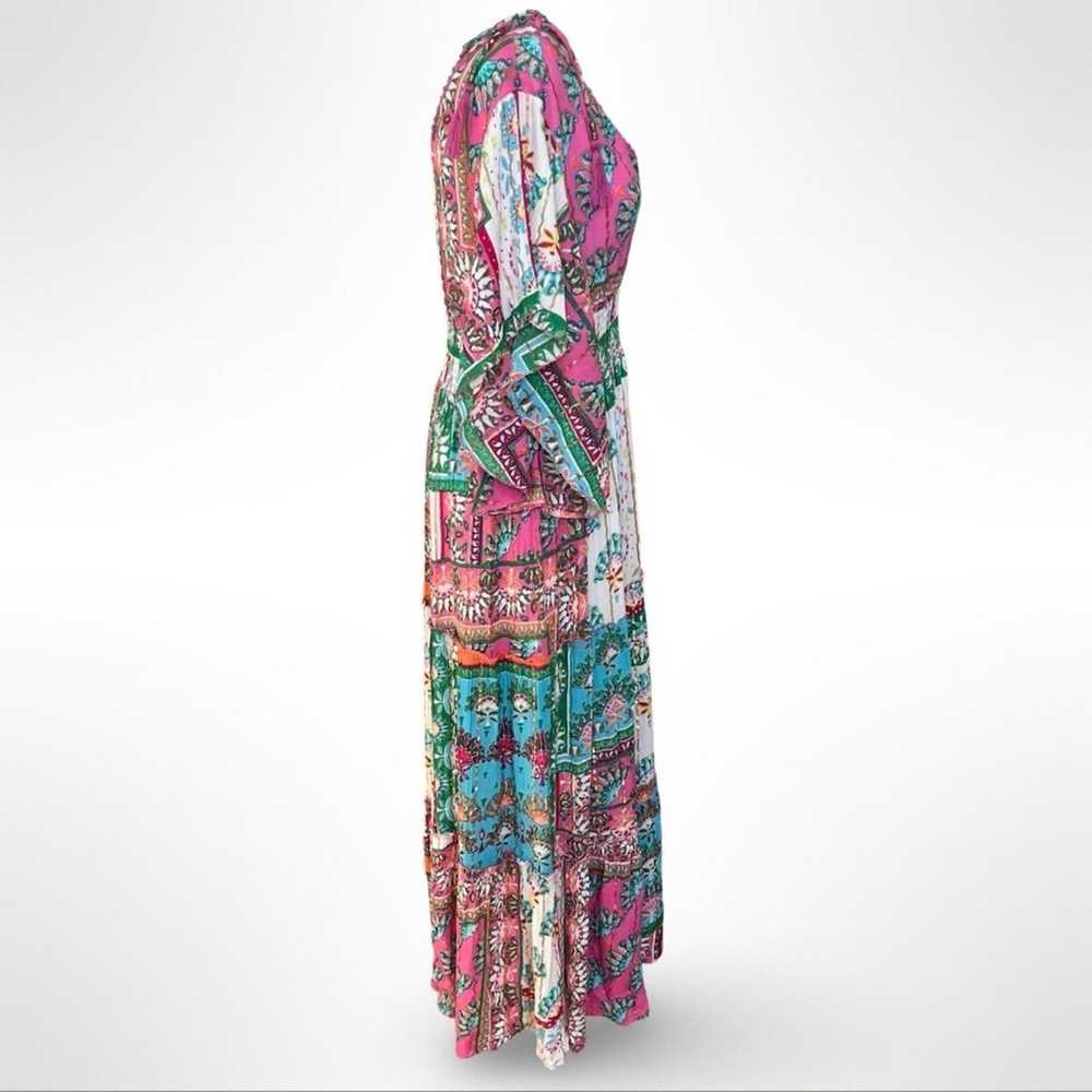 Me 2 Magic Anthropologie Boho Multi Color Maxi Sz… - image 4