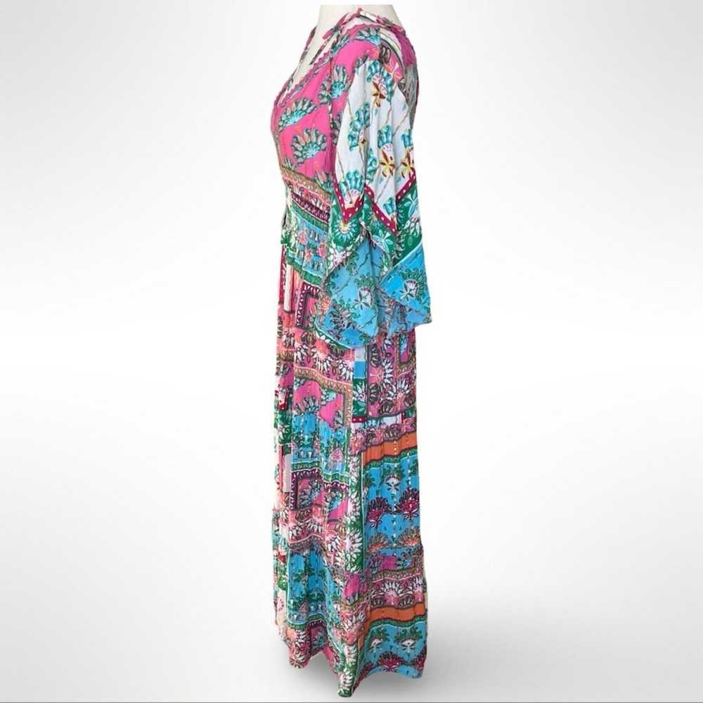 Me 2 Magic Anthropologie Boho Multi Color Maxi Sz… - image 5