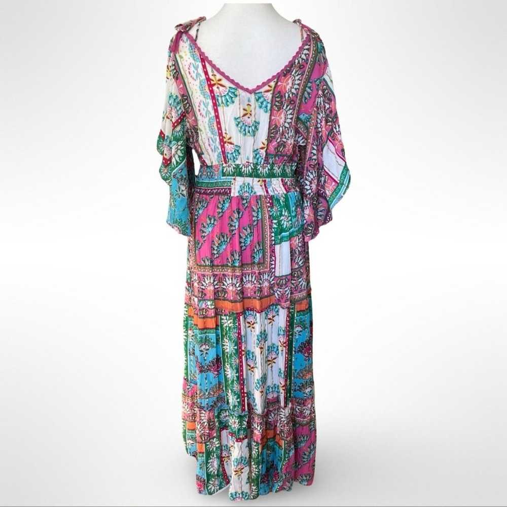 Me 2 Magic Anthropologie Boho Multi Color Maxi Sz… - image 6