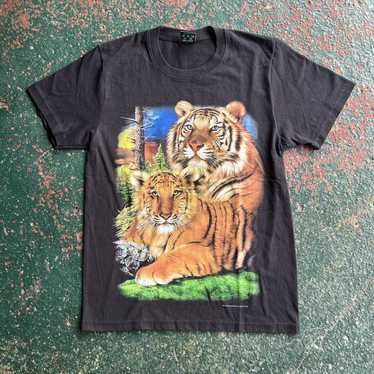 Animal Tee × Streetwear × Vintage Y2K Bengal Tige… - image 1