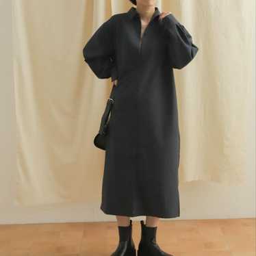 【URBAN RESEARCH DOORS】Peach Skin Shirt Dress - image 1