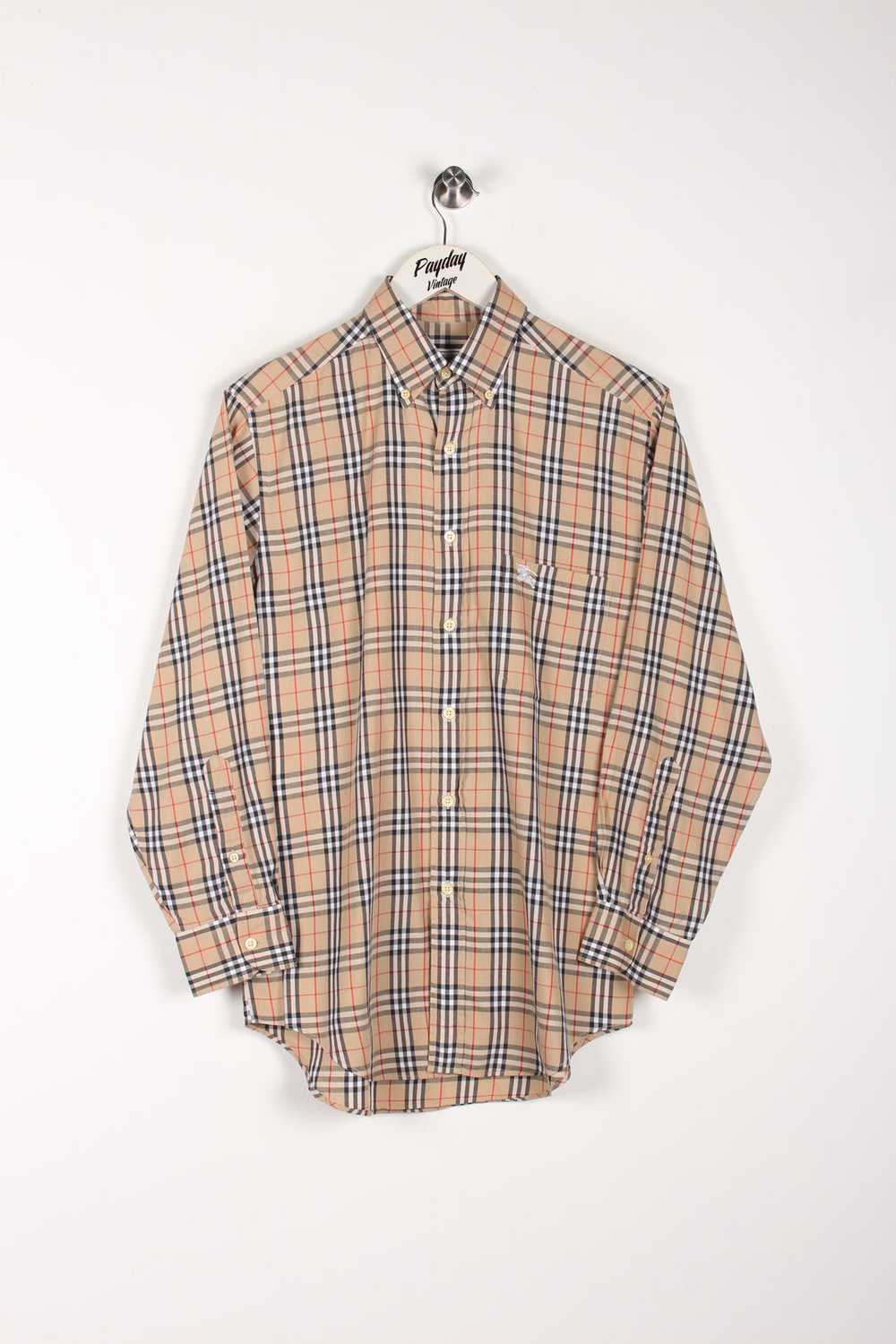 90's Burberry Nova Check Shirt Small - image 1