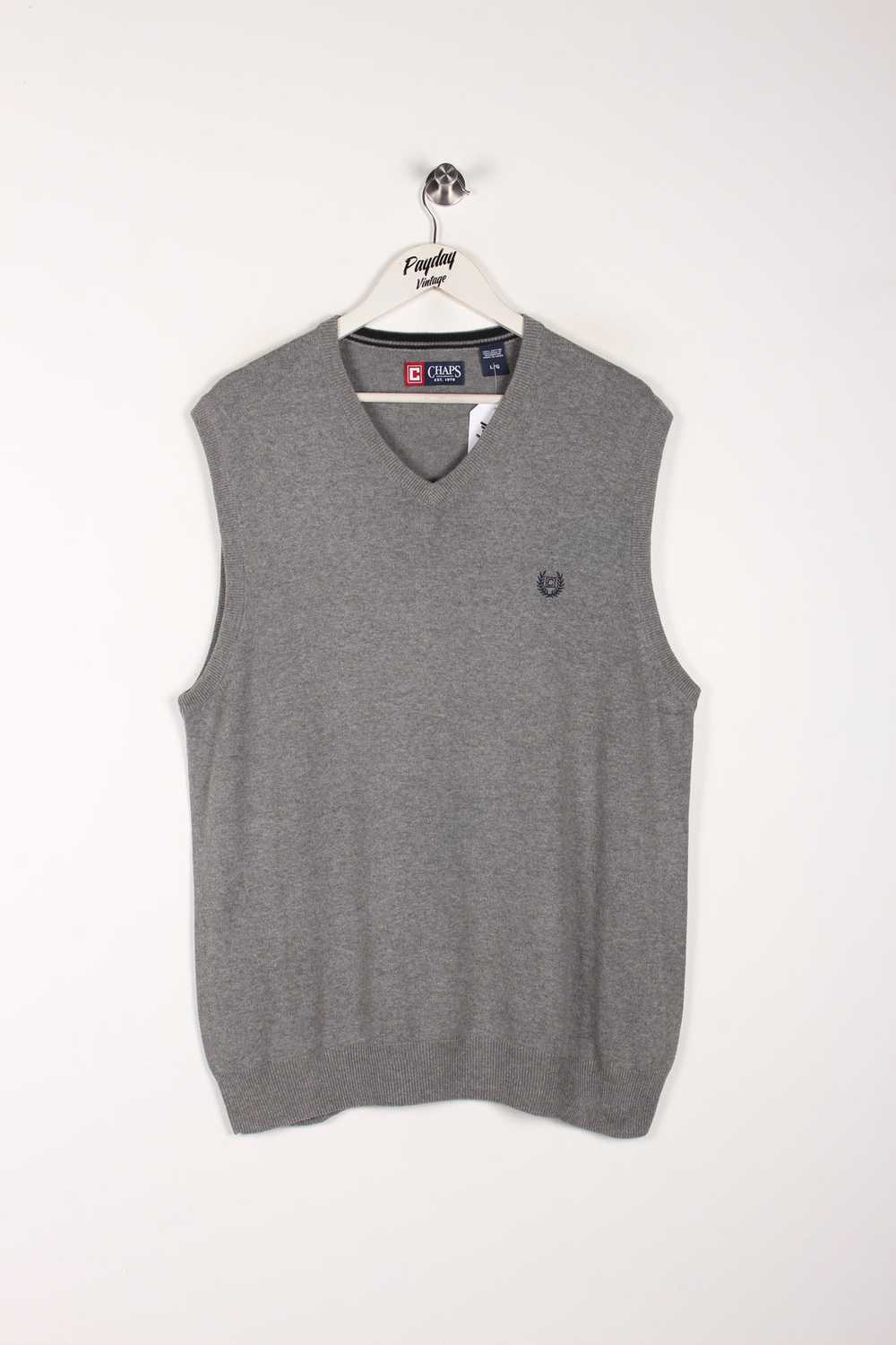 90's Chaps Ralph Lauren Knitted Vest Large - image 1