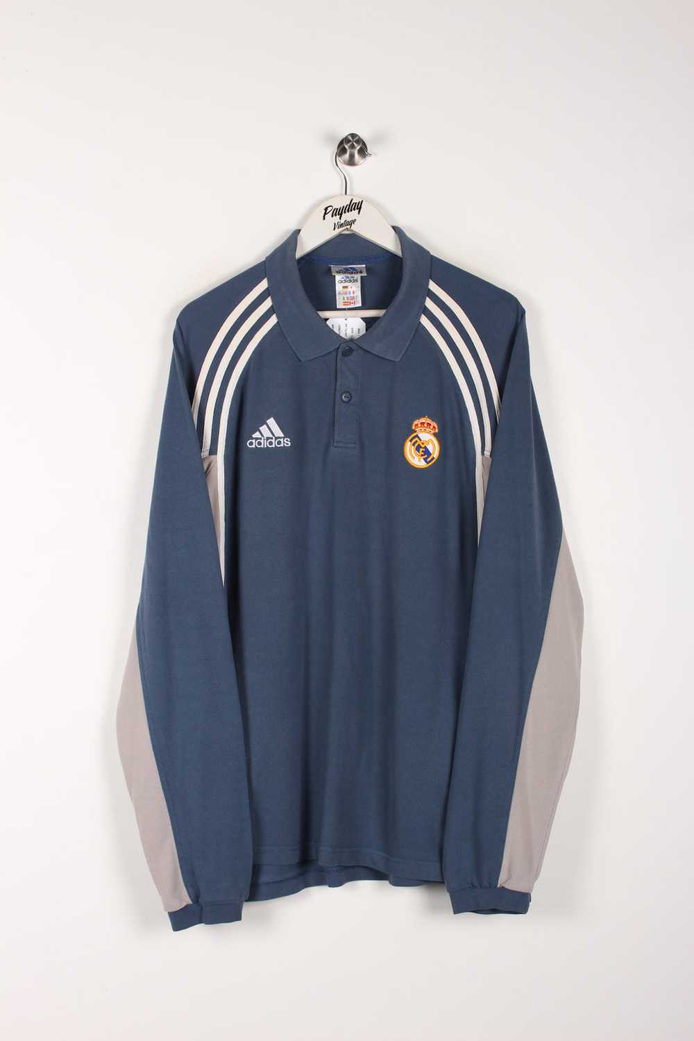 90's Adidas Real Madrid Sweatshirt XL - image 1