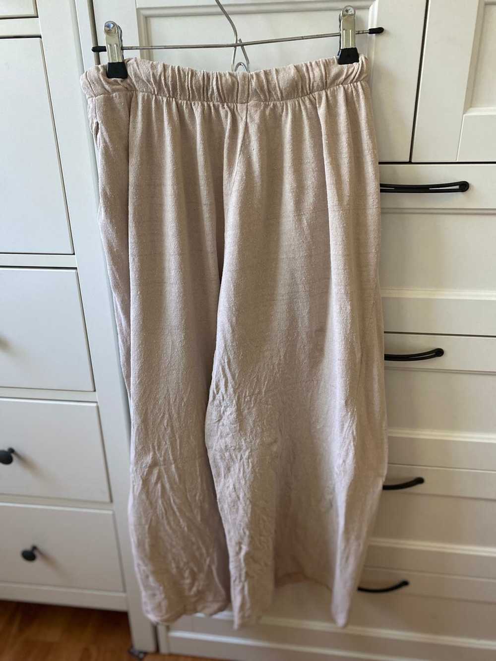 Na Nin Raw Silk Lounge Pants (S/M) | Used,… - image 2