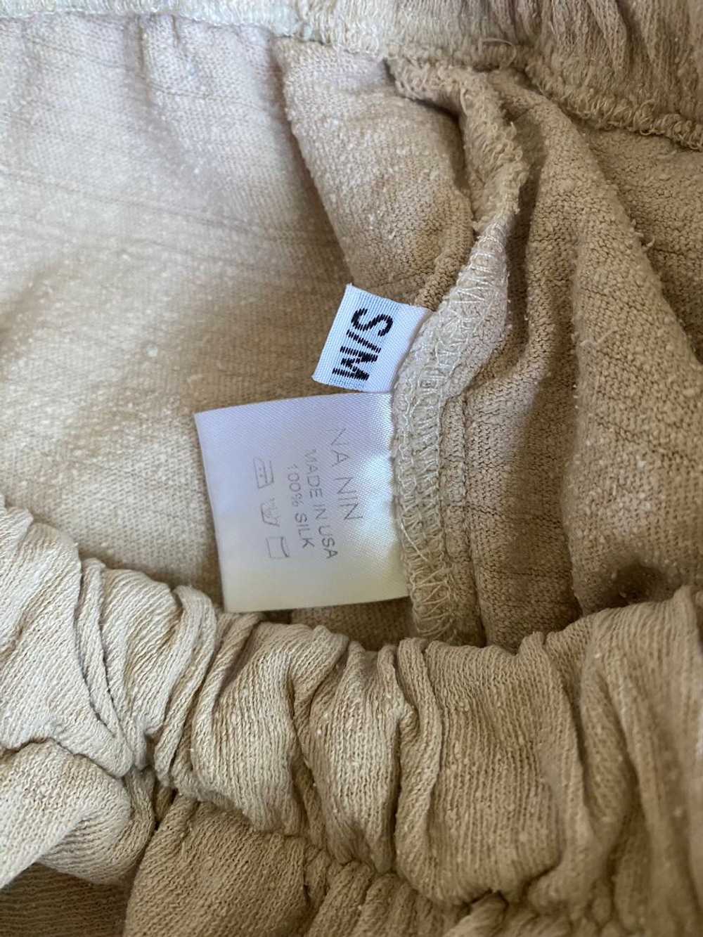 Na Nin Raw Silk Lounge Pants (S/M) | Used,… - image 4