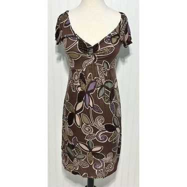 Boden Dress Floral Print Slip On Sheath Style V N… - image 1