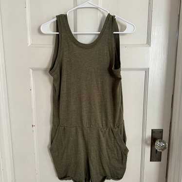 Nation LTD green romper size small.