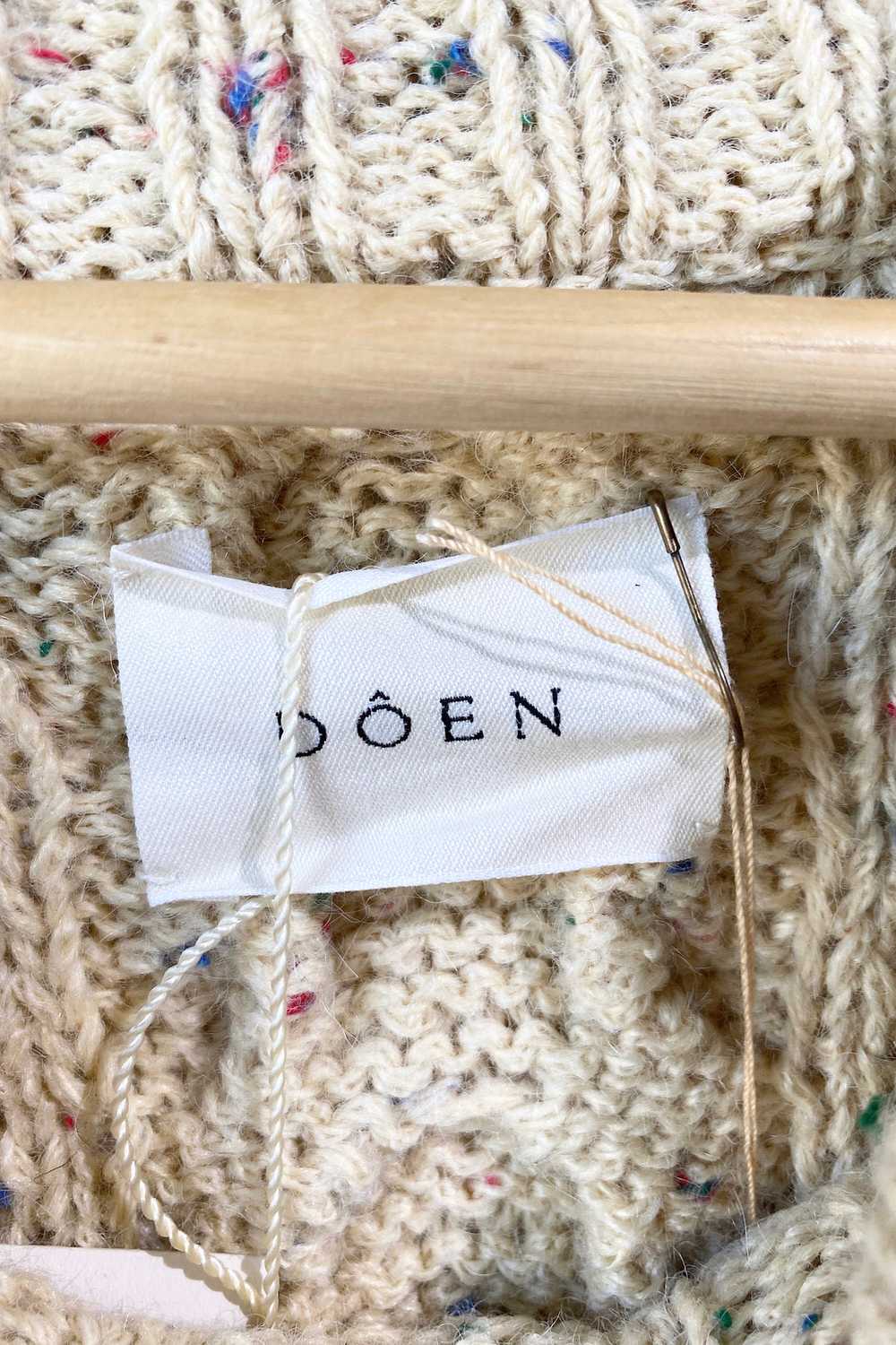 Doen Serena Cream Cable Sweater - image 2