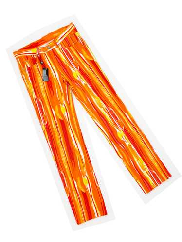 Gucci S/S 1996 orange paint streak jeans