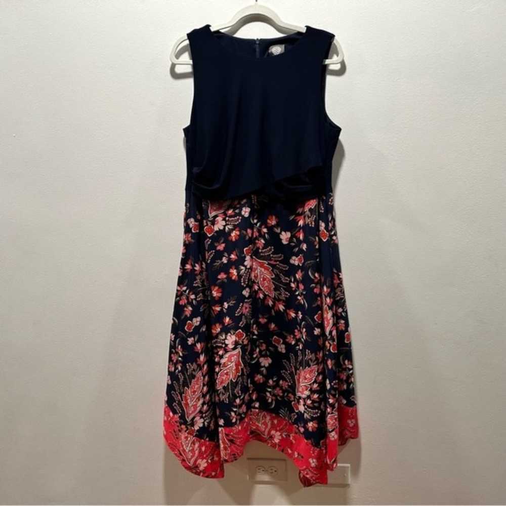 Vince Camuto Floral Handkerchief Hem Sleeveless T… - image 2