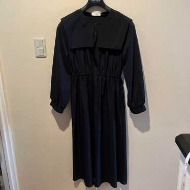 Hudson Honey Black Long Sleeve Long Dress