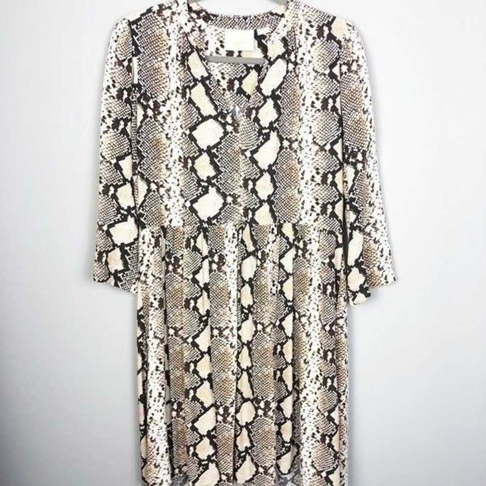 ANTHROPOLOGIE | MAEVE Juno Snake Print Long Sleev… - image 3