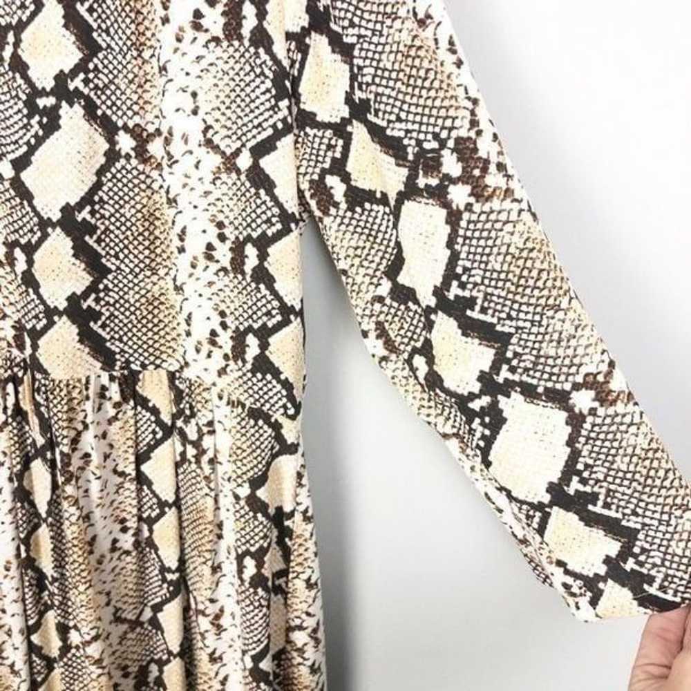 ANTHROPOLOGIE | MAEVE Juno Snake Print Long Sleev… - image 5