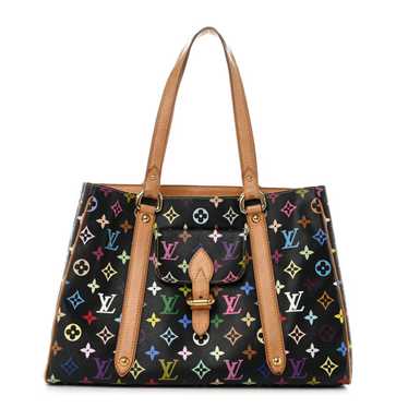 LOUIS VUITTON Monogram Multicolor Aurelia MM Black