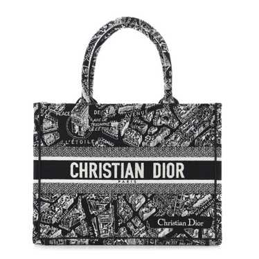 CHRISTIAN DIOR Canvas Embroidered Medium Plan De … - image 1