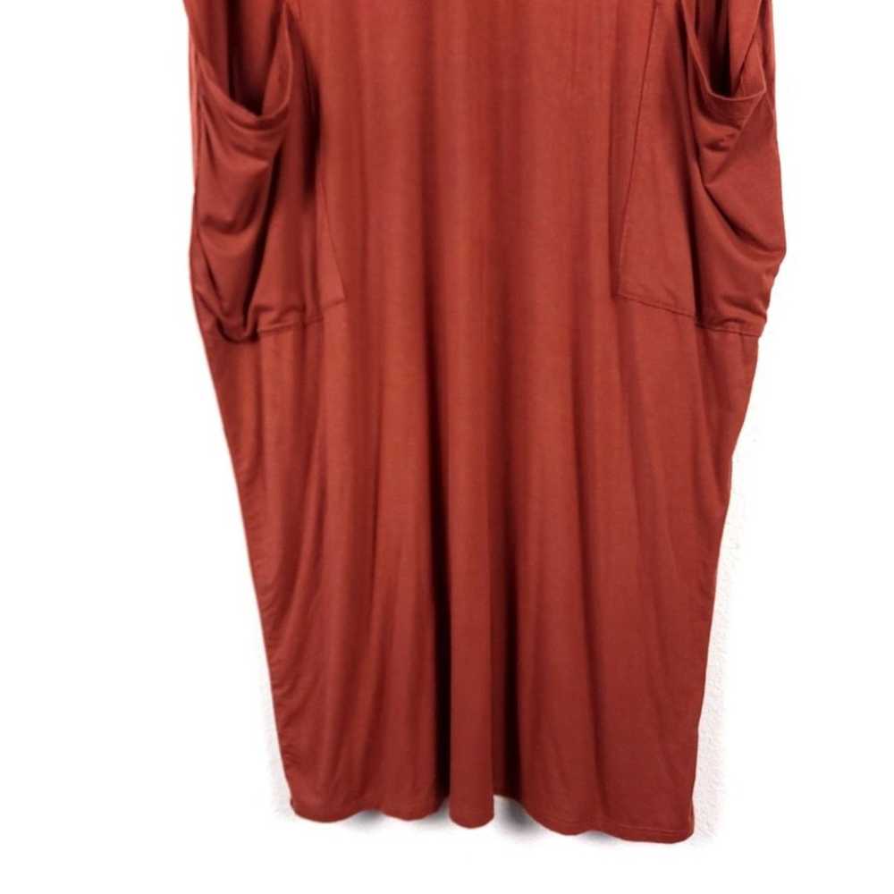 DWELL AND SLUMBER Rust Brown Caftan Maternity Mid… - image 6