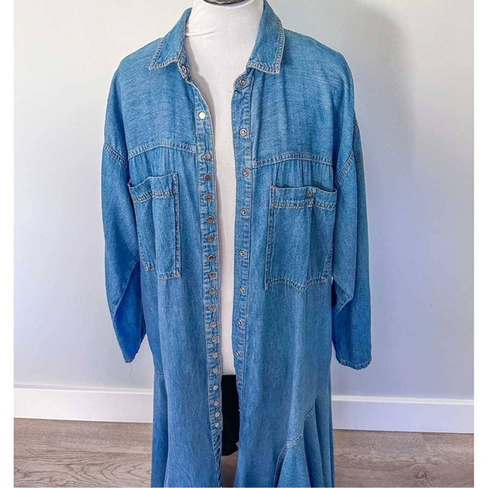 Vintage FADS Denim Maxi Dress - image 10