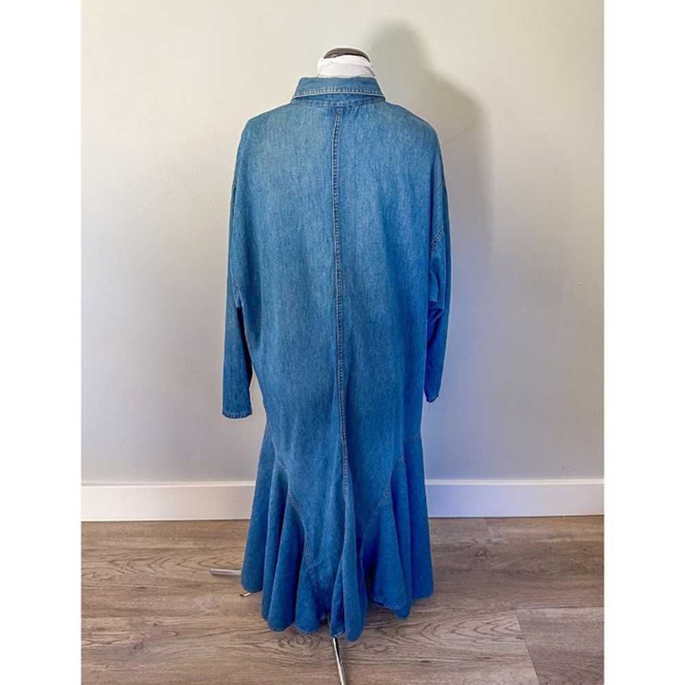 Vintage FADS Denim Maxi Dress - image 4