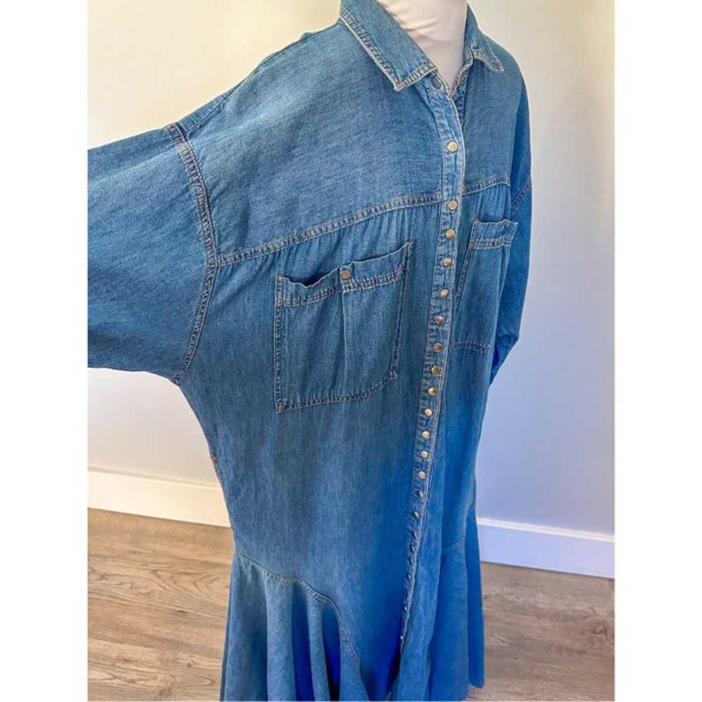 Vintage FADS Denim Maxi Dress - image 6