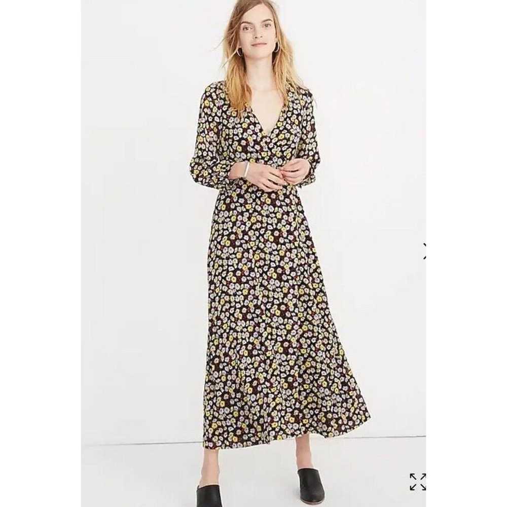 Madewell Wrap-Front Maxi Dress in French Floral S… - image 1