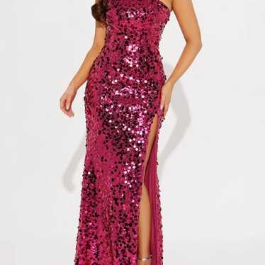 Pink Sequin Dress - image 1