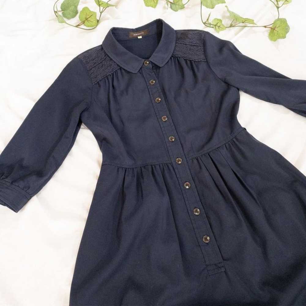 Adult Cute ♪ JUSGLITTY Knee-Length Dress in Navy - image 3