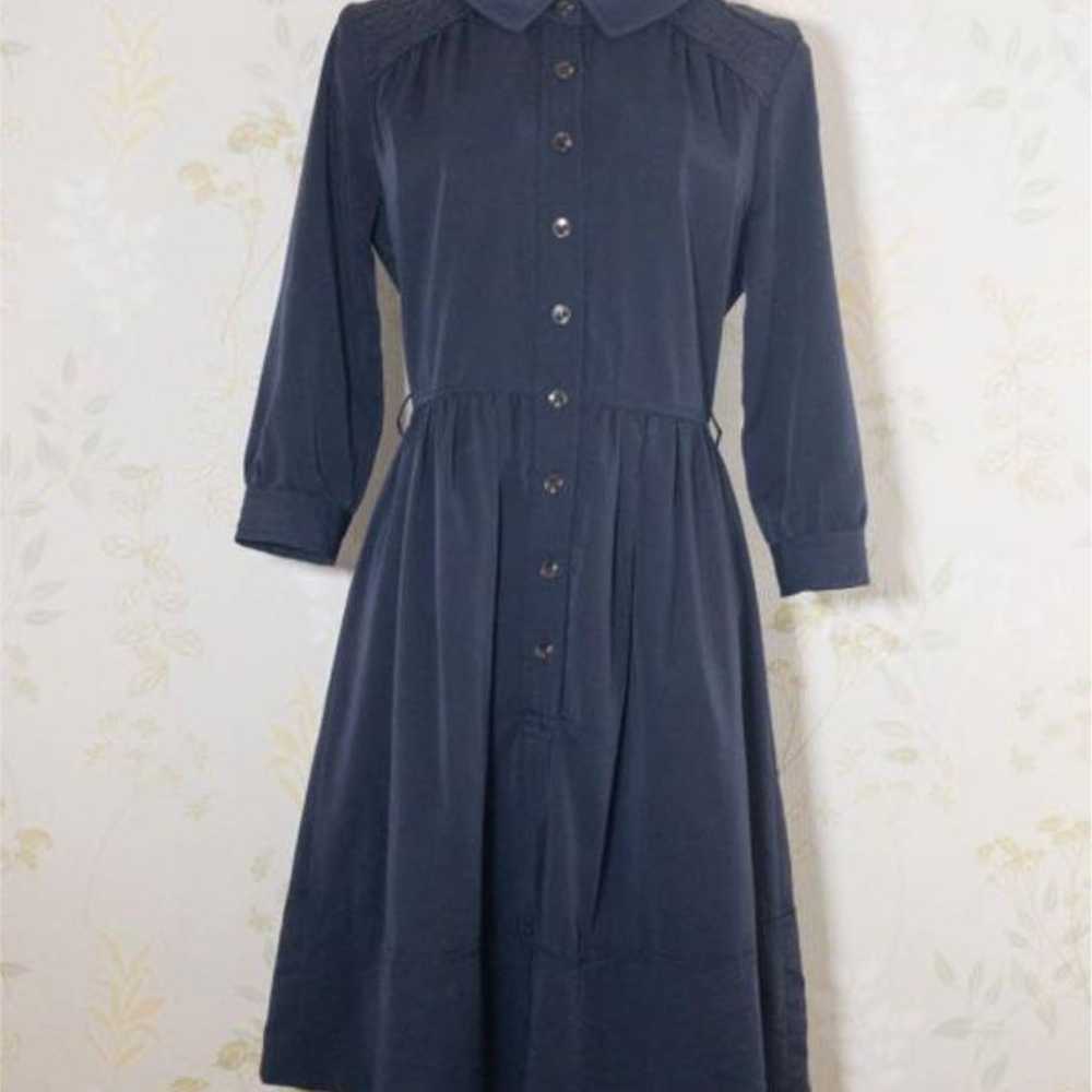 Adult Cute ♪ JUSGLITTY Knee-Length Dress in Navy - image 5