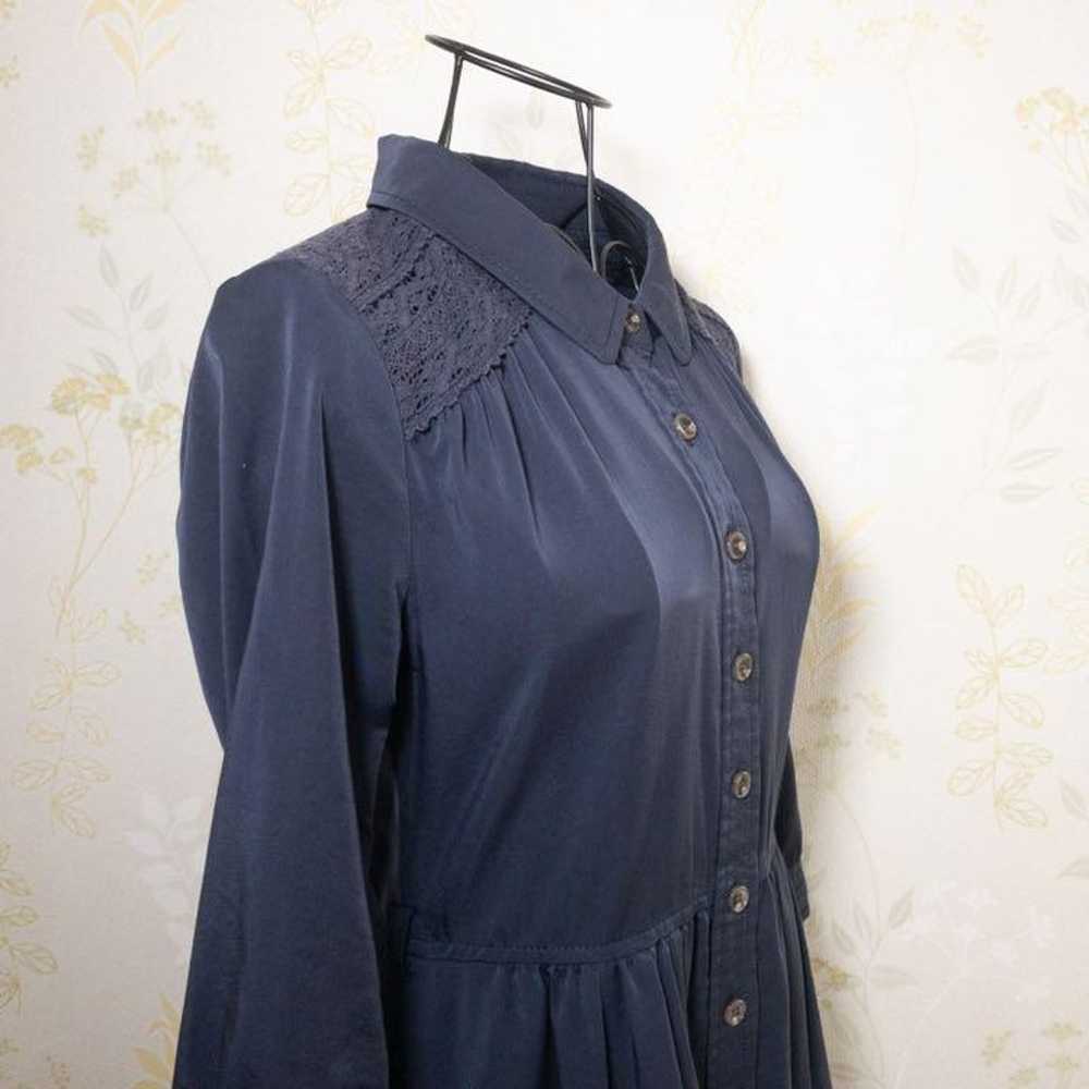 Adult Cute ♪ JUSGLITTY Knee-Length Dress in Navy - image 7