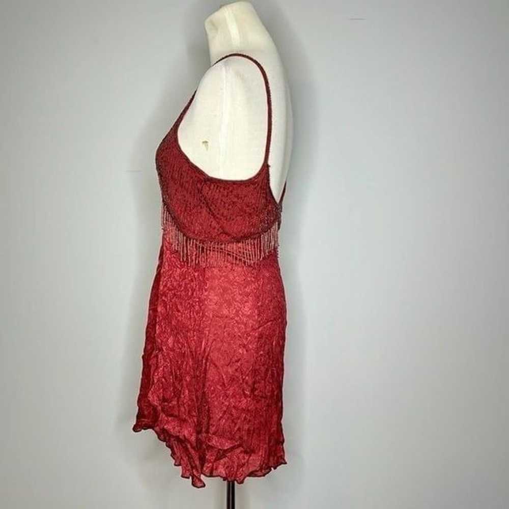 Free People- Red Beaded Dress - image 2