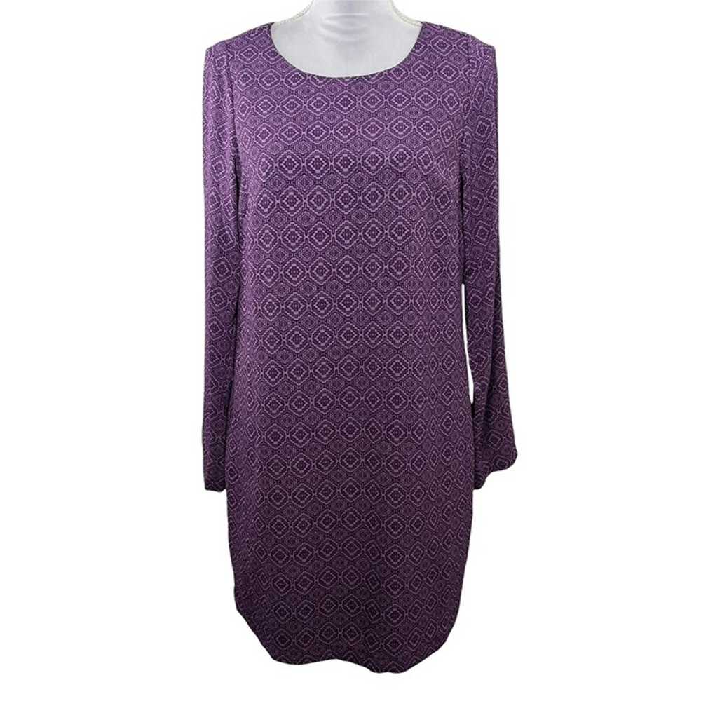 Prana Dress Womens Mini Long Sleeve Shift Cece  P… - image 1