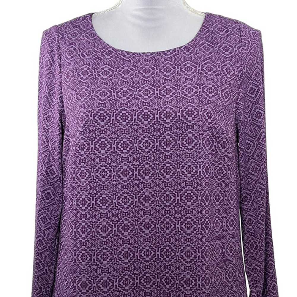 Prana Dress Womens Mini Long Sleeve Shift Cece  P… - image 2