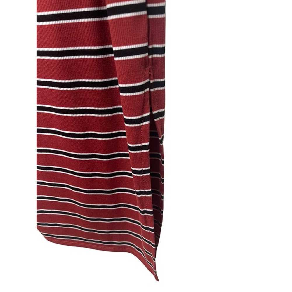 Lulus Dress Womens Tank Midi Striped Red Black Sm… - image 6