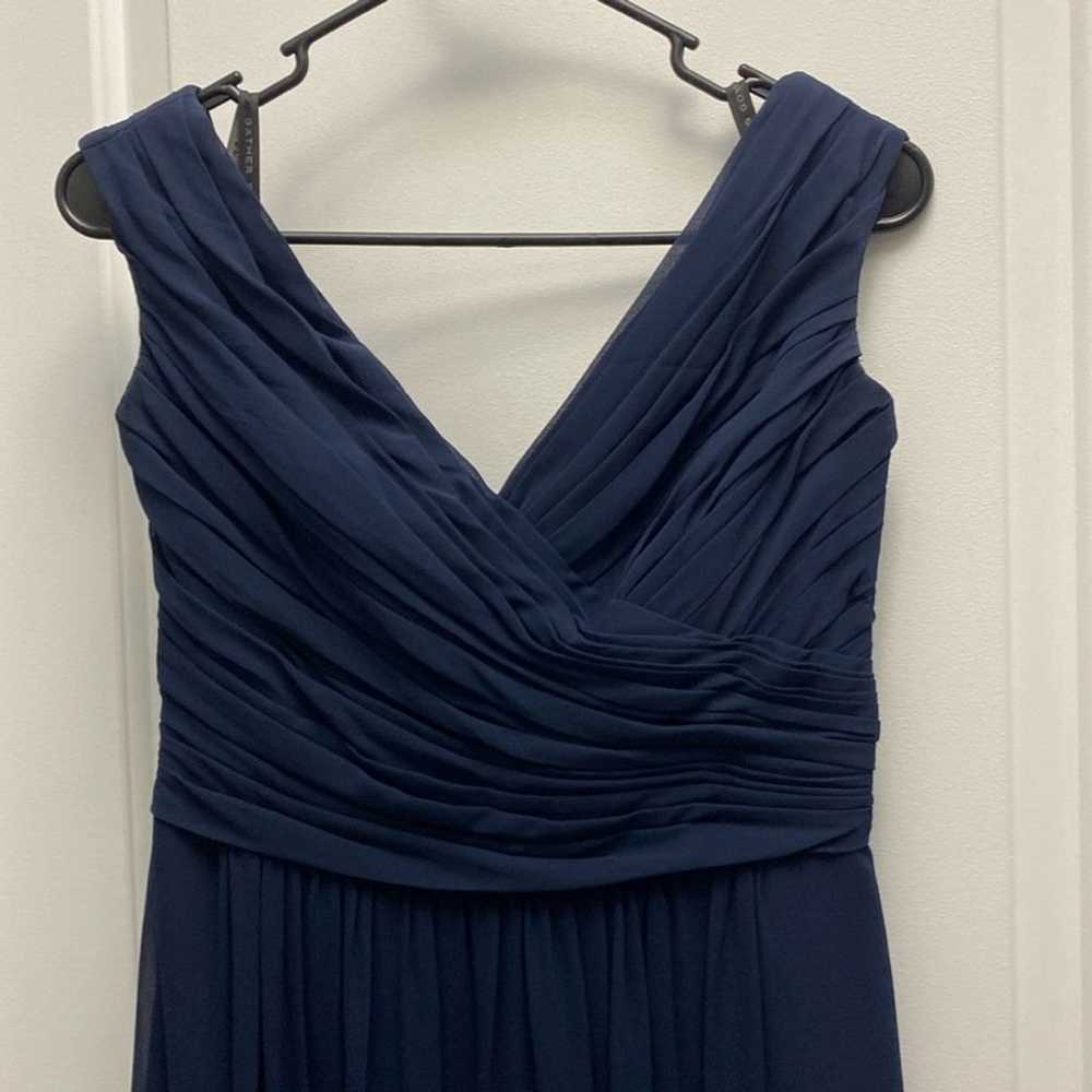 Gather & Gown navy blue bridesmaid formal wedding… - image 3