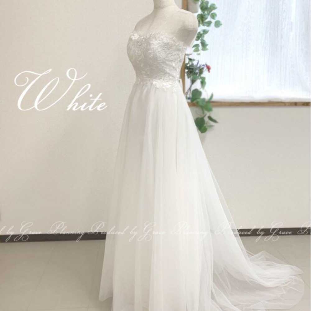 Wedding Dress, White, Size 11 - image 6