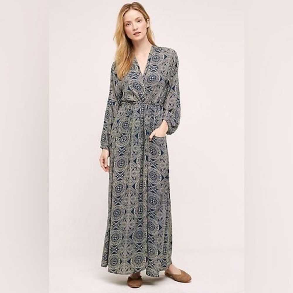 Natalie Martin Nat Anthropologie Nico Maxi Wrap D… - image 1