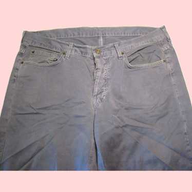 7 For All Mankind Authentic Gray Straight Leg 5 Po