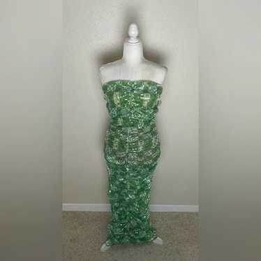 H:ours - Strapless Sequin Maxi Dress