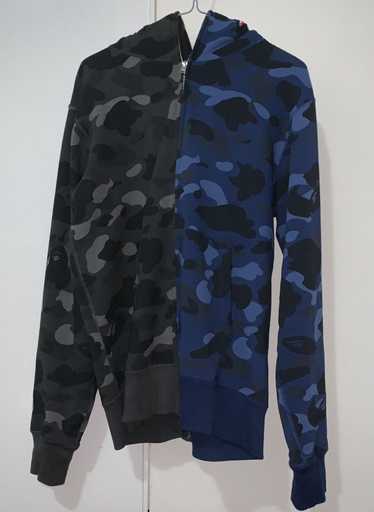 Bape Color Camo Separate Shark Full Zip Hoodie