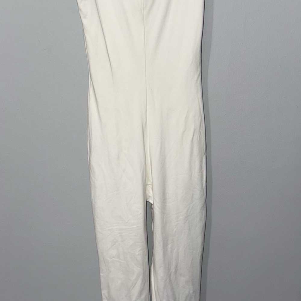 WHITE ALO DOUBLE LAYER JUMPSUIT by Jluxlabel - image 5