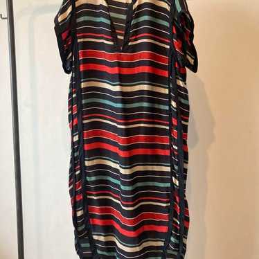 ISABEL MARANT Isabel Marant Striped V-Neck Dress - image 1