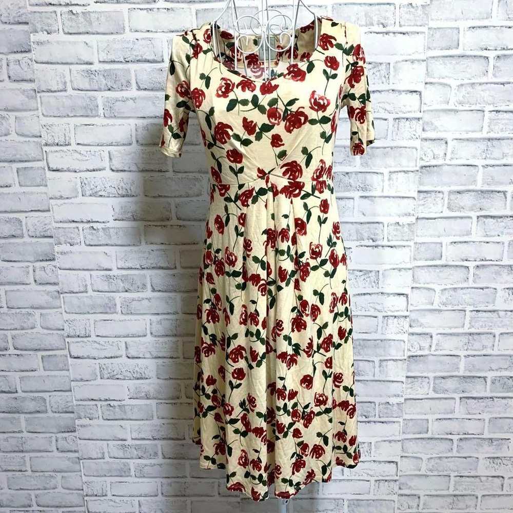 Sybilla All-Over Pattern Rose Dress - image 2