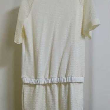 SEE BY chloe Tunic Dress White Lace - image 1