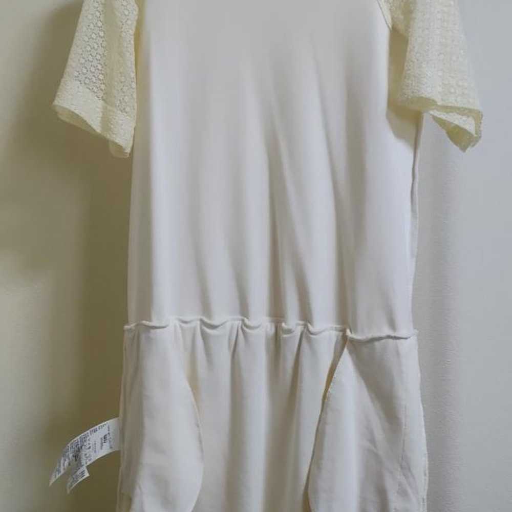 SEE BY chloe Tunic Dress White Lace - image 8