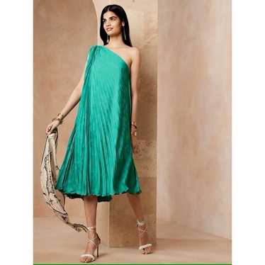 Banana Republic Radiant One-Shoulder Pleated Dress