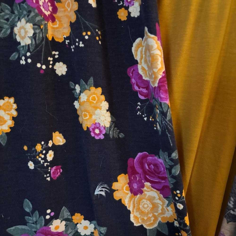 LuLaRoe Riley Dress & LuLaRoe Joy Floral Set - image 3