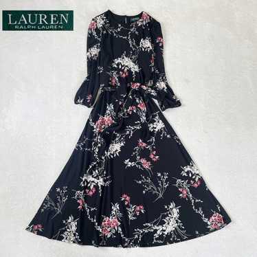 Lauren Ralph Lauren Floral Print A-line Stretch Dr