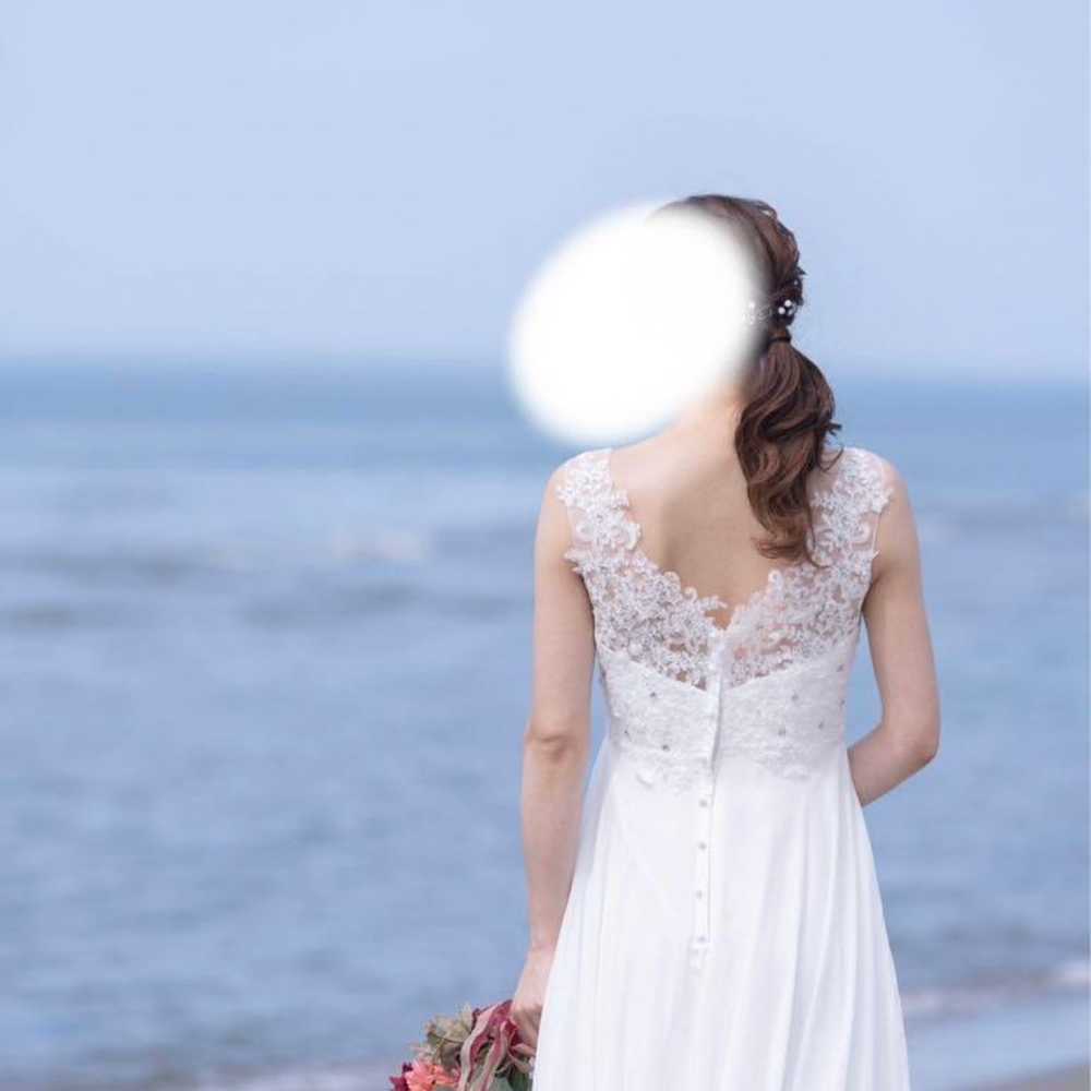 Wedding Dress White Pre-Wedding Photo Wedding Emp… - image 8