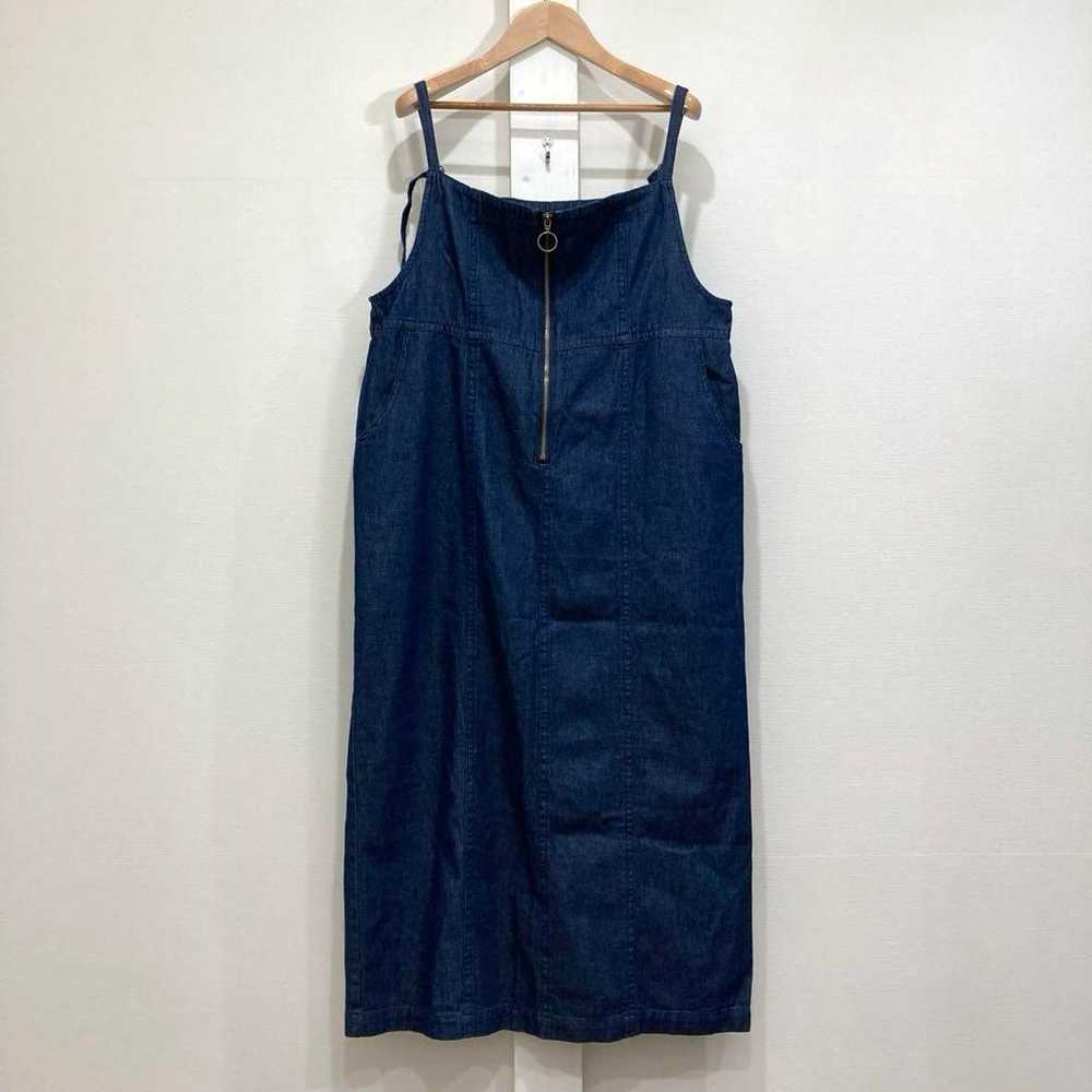 Un Dix Cors Denim Camisole Dress - Slimming Effec… - image 2