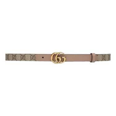 Gucci Gg Buckle leather belt - image 1